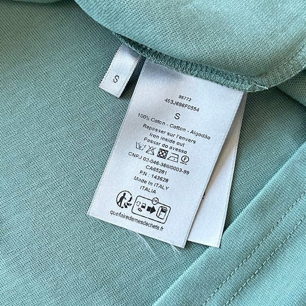 ブティック♪ディオール 手書き風 1947 ロゴtシャツ 偽物 dev52471
